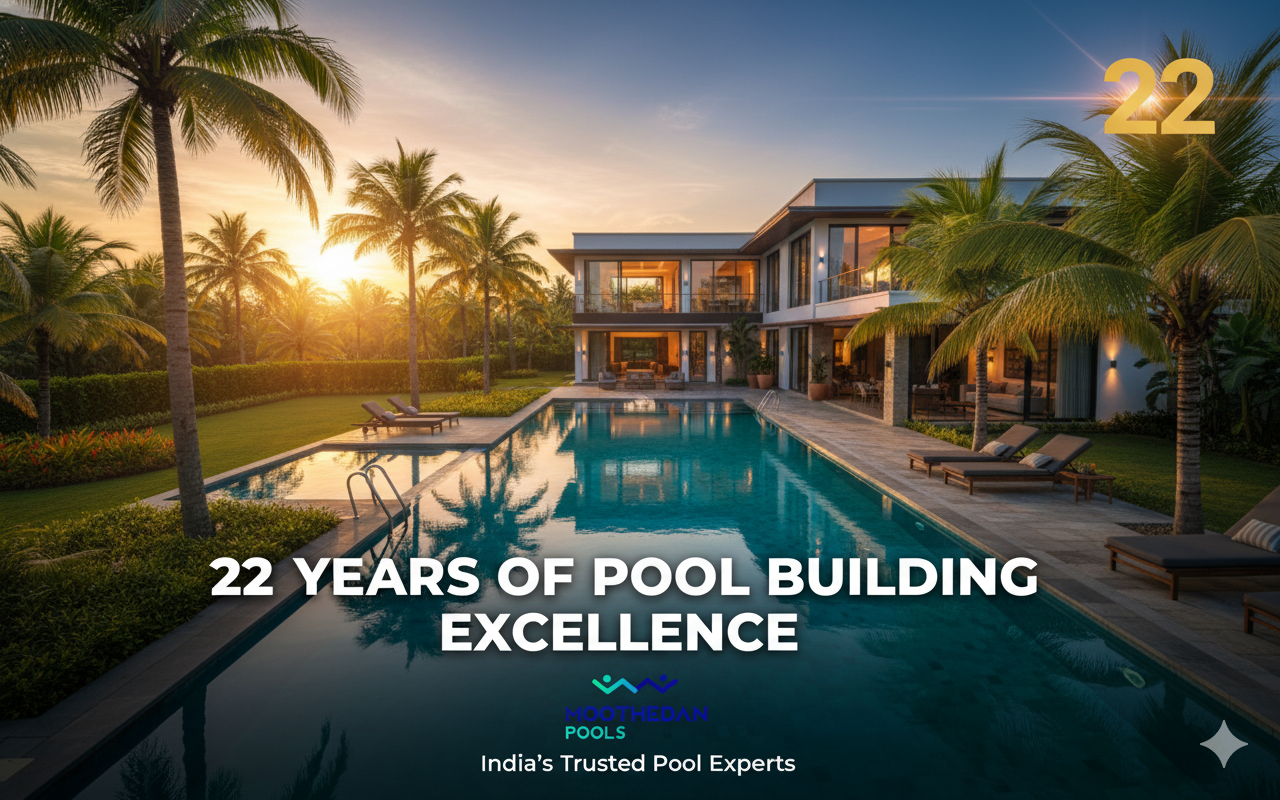 Moothedan Projects & Pools — luxury swimming pool construction India
