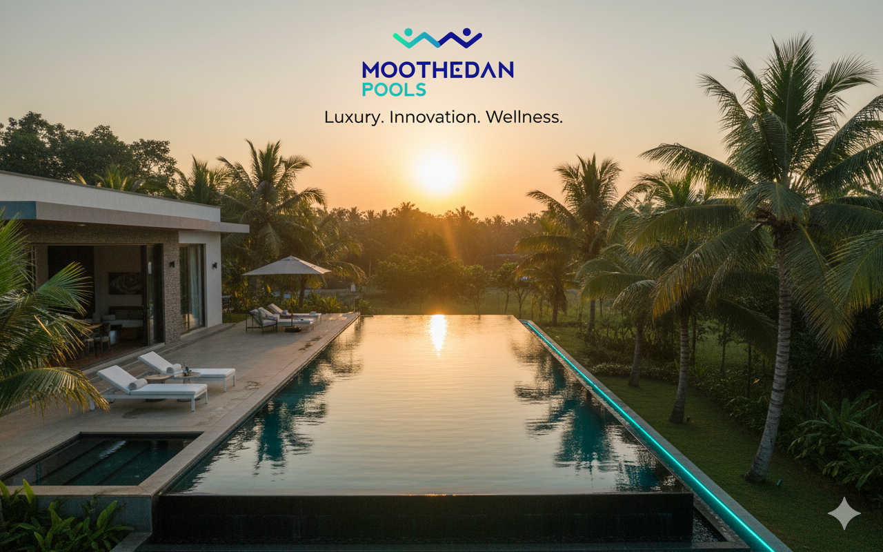 Infinity pool construction Kerala — Moothedan Projects & Pools