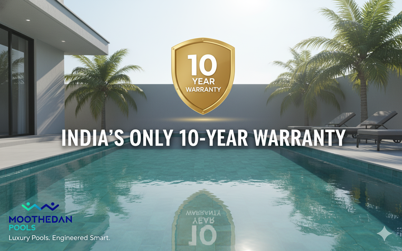 Pool handover with Moothedan warranty