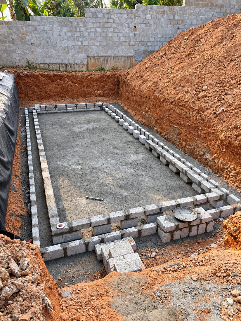 Pool construction process