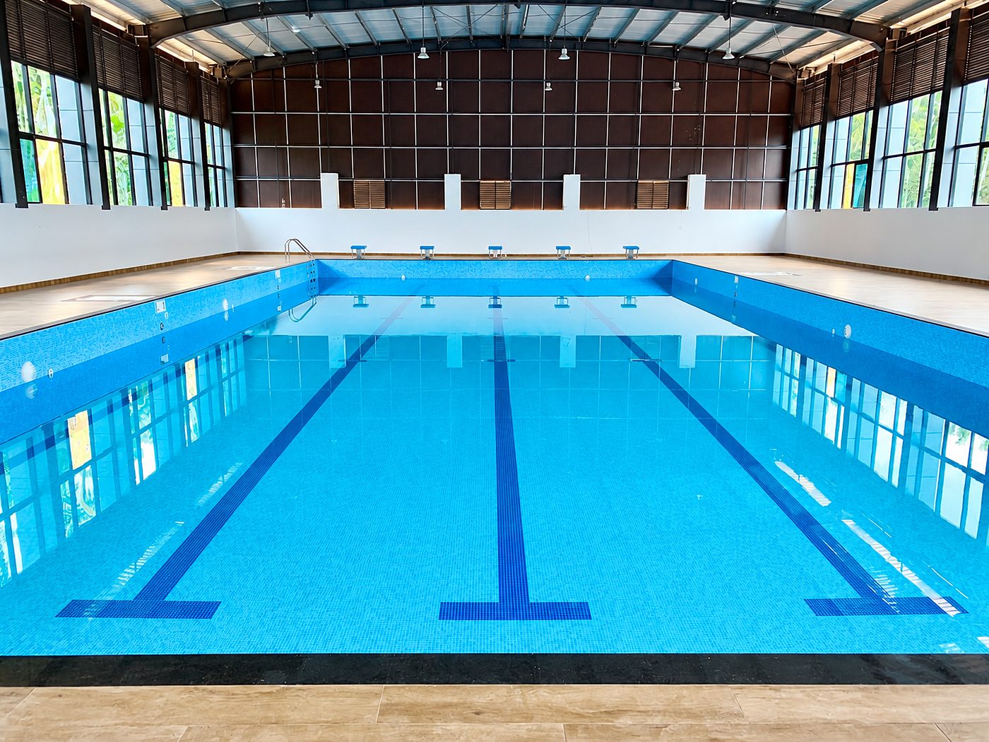 Manappuram Aquatics 25 x 12.5 m competition pool